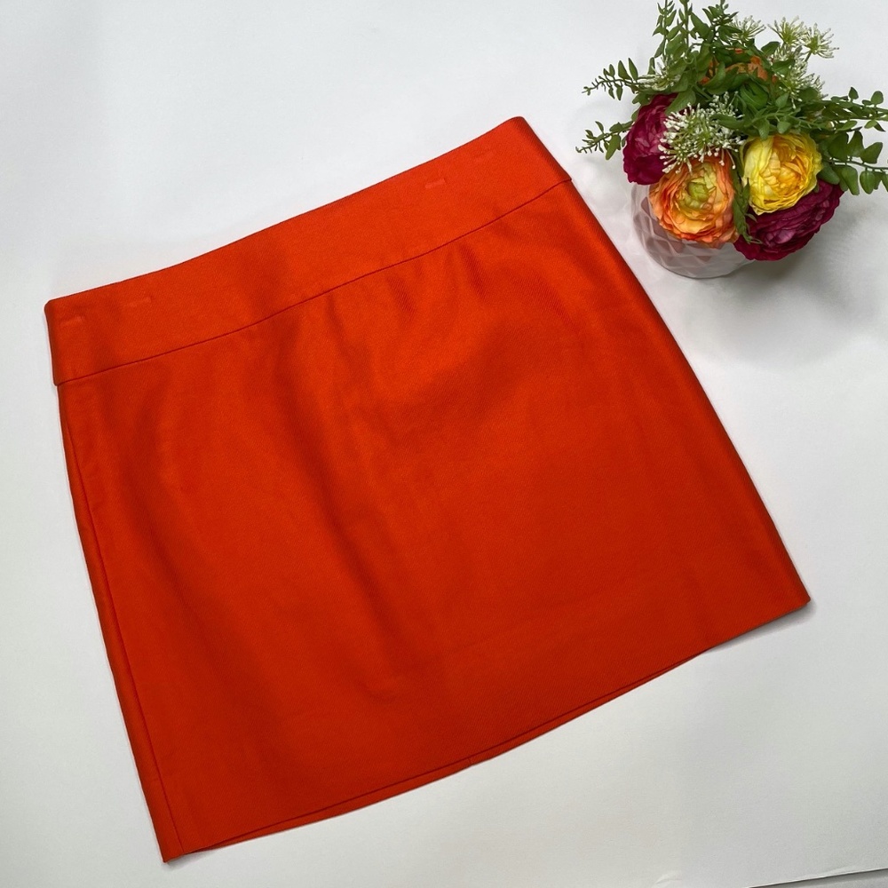 J Crew orange mini skirt | NWT | Size 4